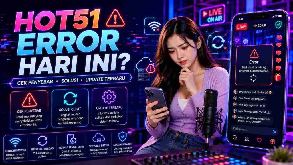 Hot51 Error Hari Ini: Penyebab dan Solusi yang Bisa Dicoba