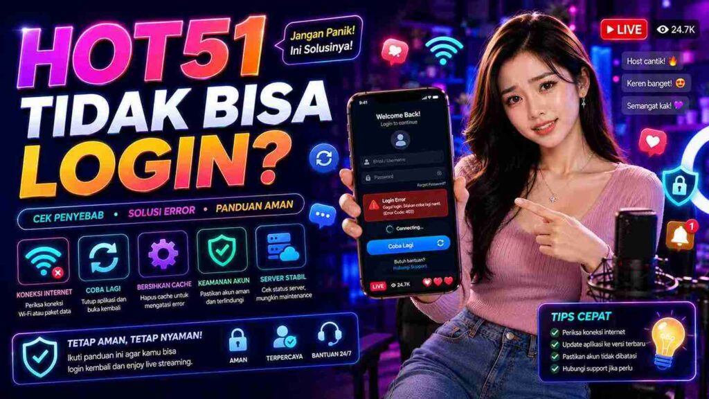 Hot51 Tidak Bisa Login? Cek Penyebab dan Solusinya