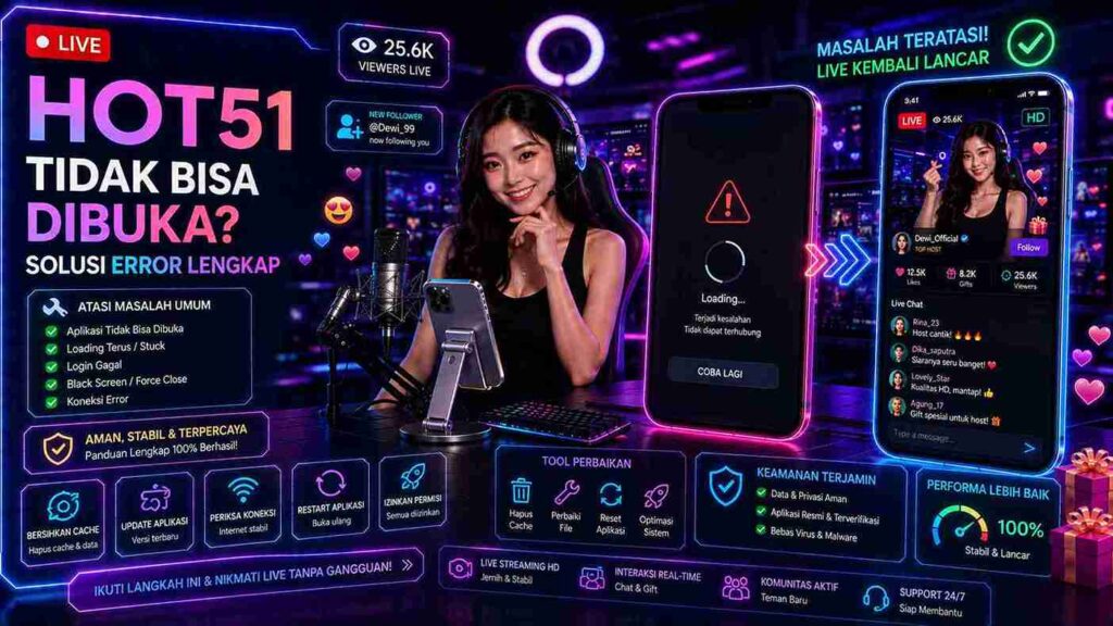Hot51 Tidak Bisa Dibuka? Panduan Lengkap Mengatasi Error dengan Aman