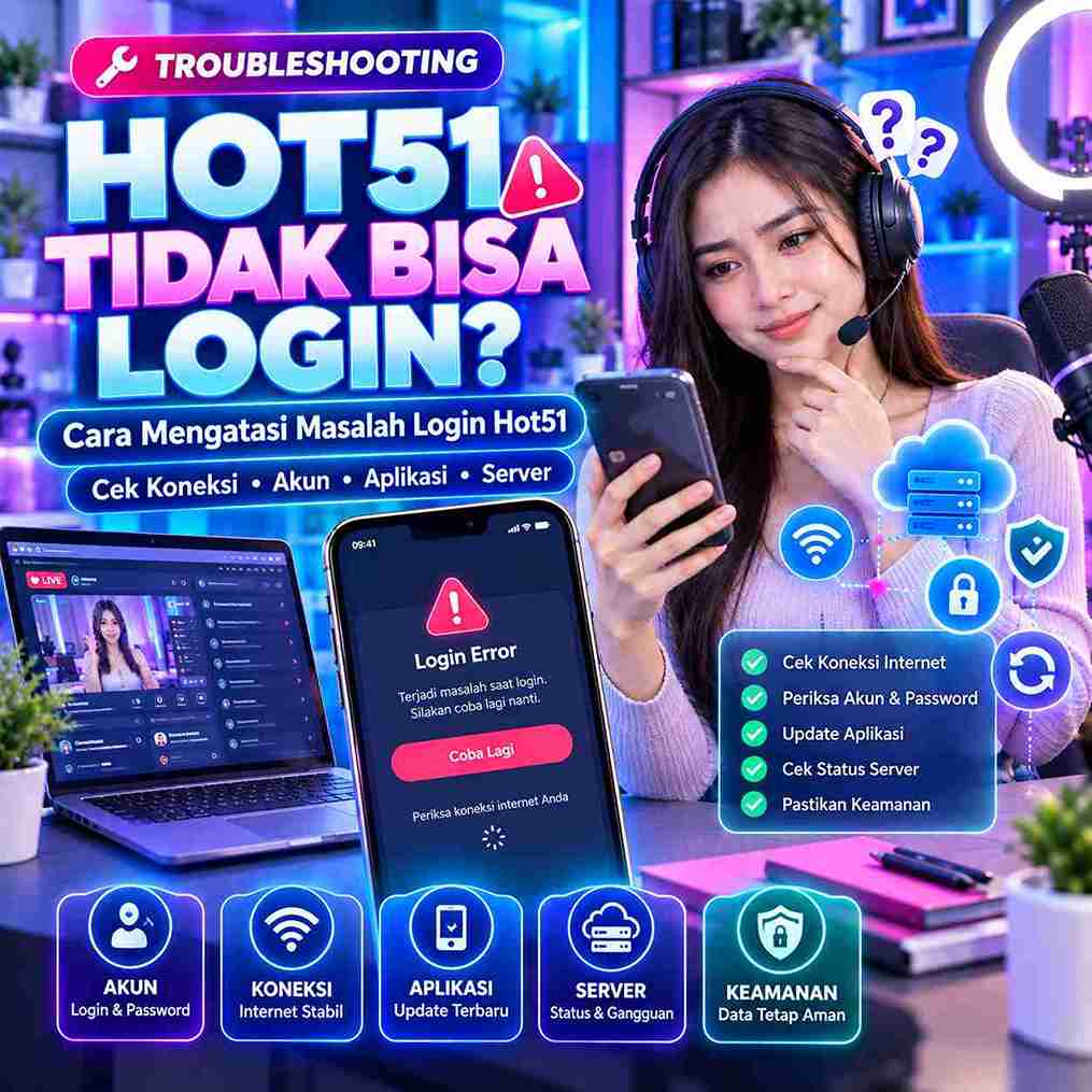 Hot51 Tidak Bisa Login? Ini Cara Mengatasinya