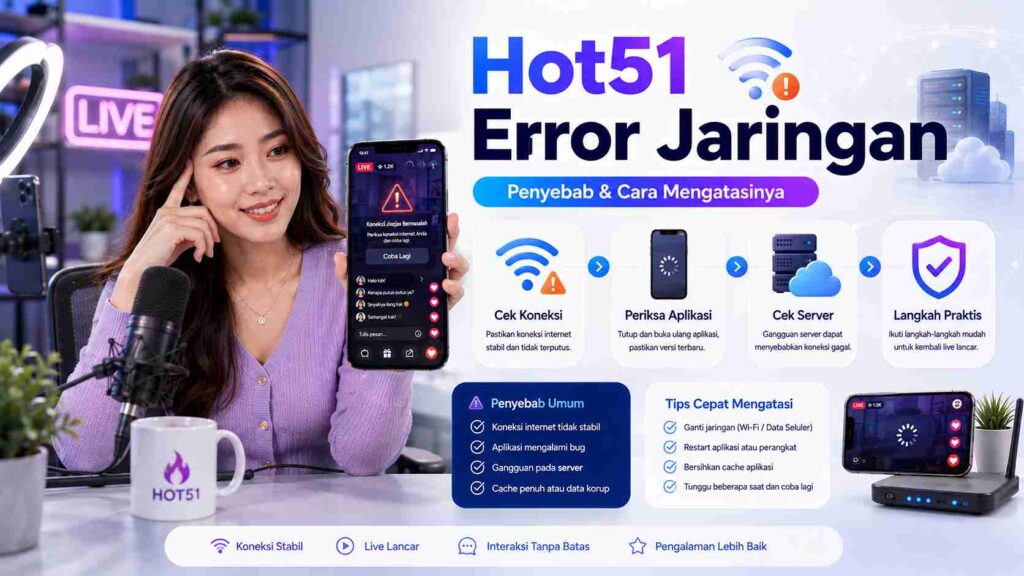 Hot51 Error Jaringan: Penyebab dan Cara Mengatasinya