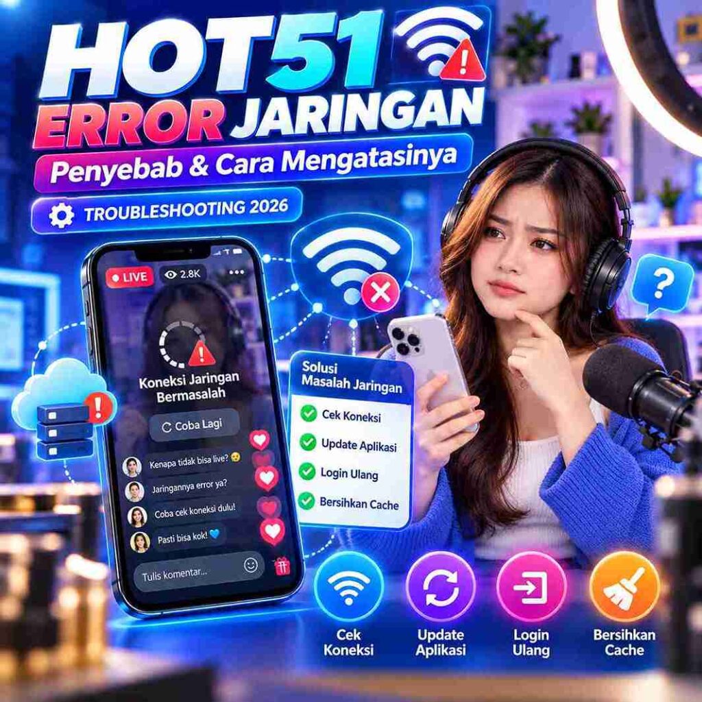 Hot51 Error Jaringan: Penyebab dan Cara Mengatasinya