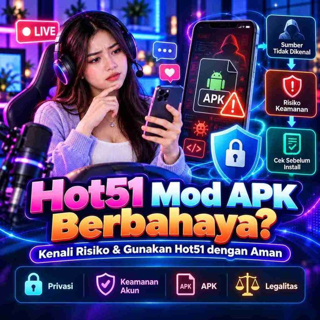 Hot51 Mod APK Berbahaya? Risiko & Legalitas